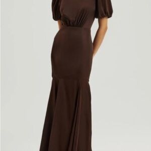 Chic Brown Maxi Dress